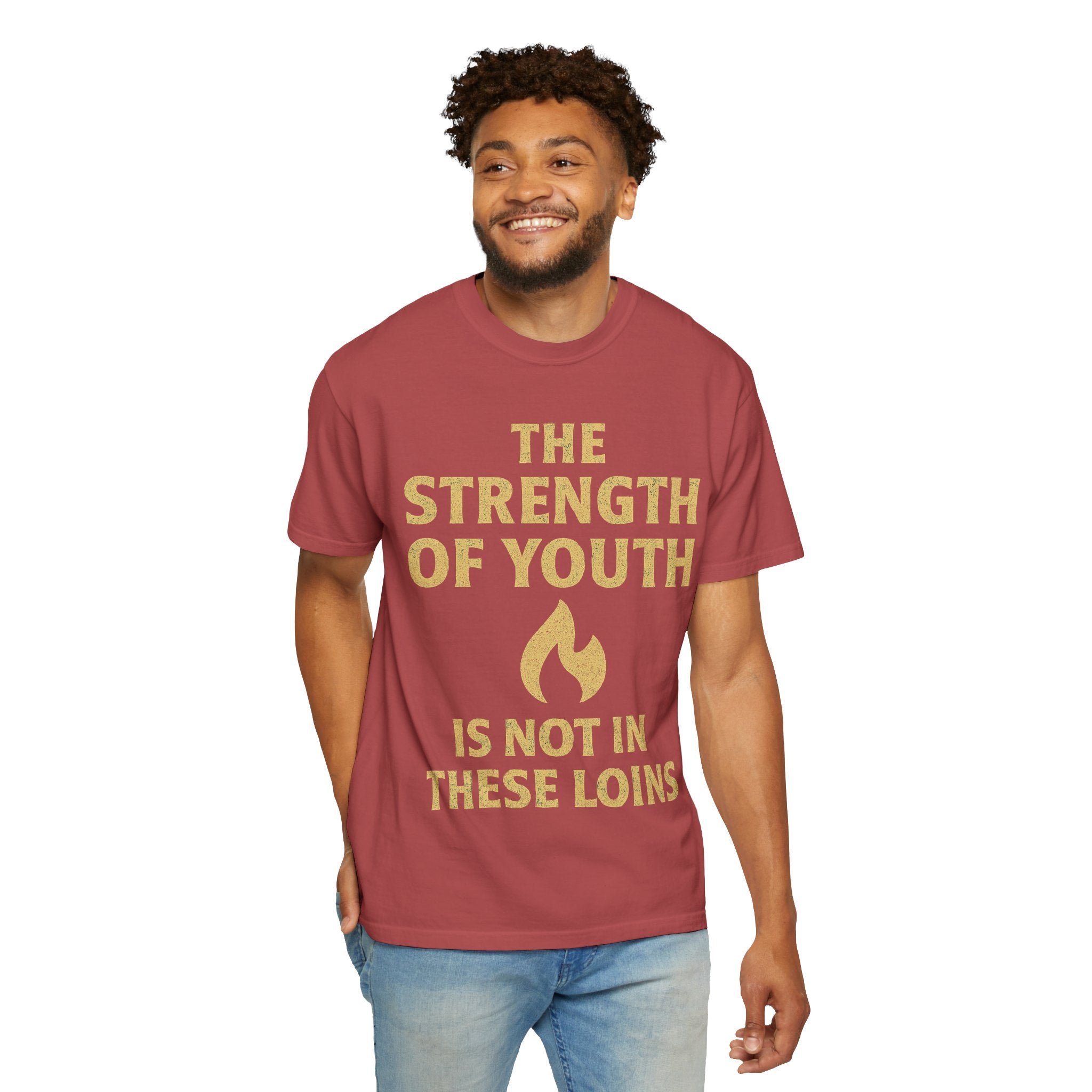 "Strength of Youth" Unisex Garment-Dyed T-shirt