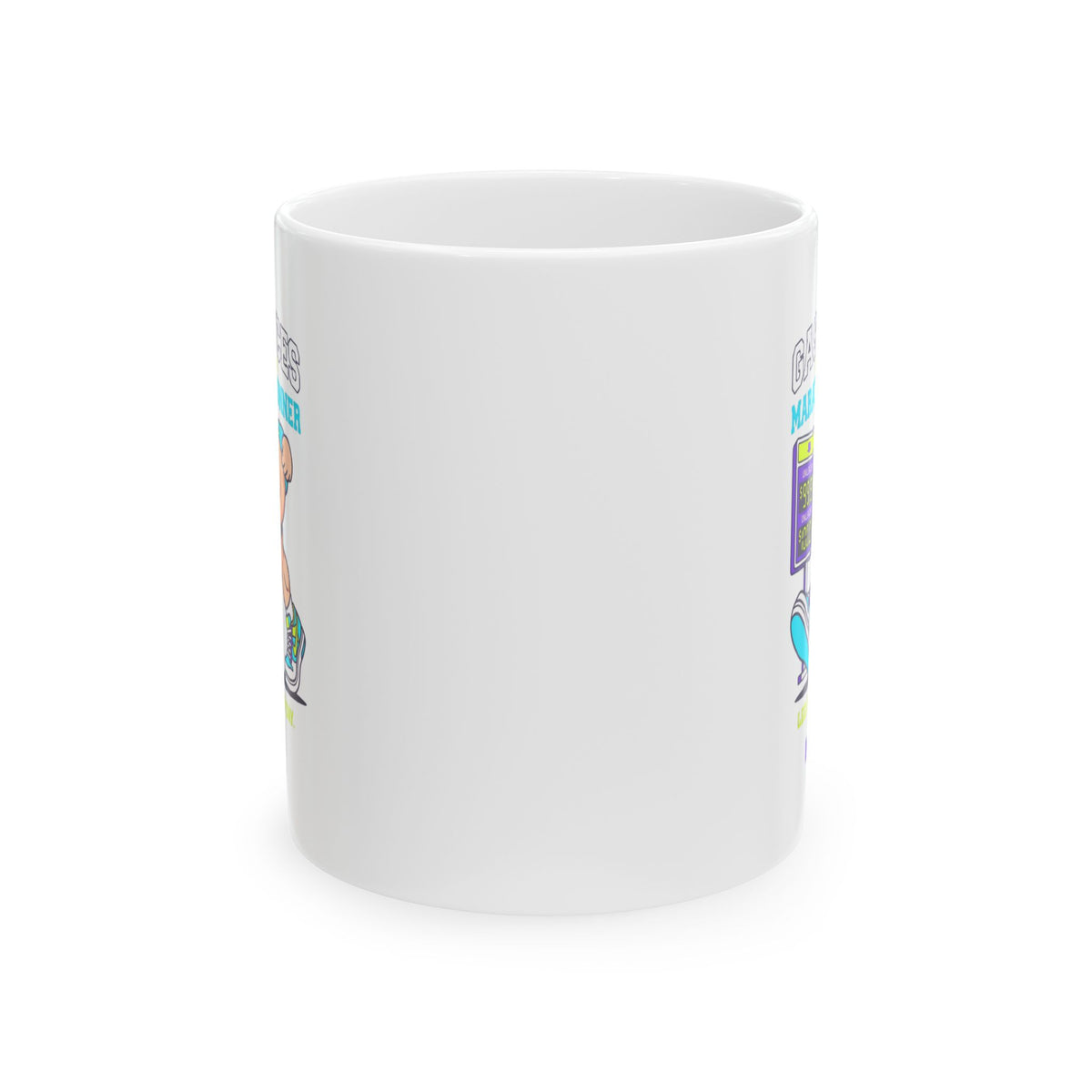 "Gas Prices Made Me a Marathon Runner" White Ceramic Mug