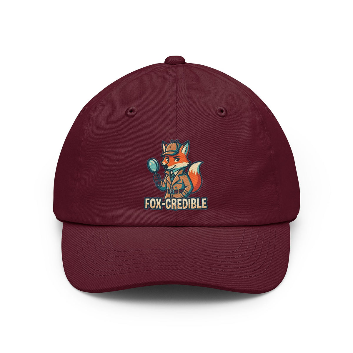 Color: Maroon | Fox Credible Dad Hat
