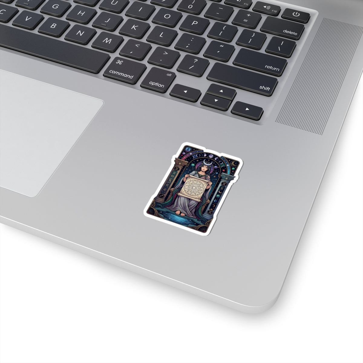 "The Cosmic Tarot (High Priestess)" Sticker — Main