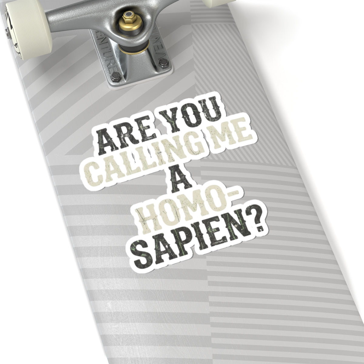 "Are You Calling Me a Homo-Sapien" Sticker — Main