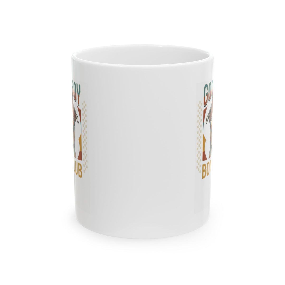 "Good Boy Bo'y Club" White Ceramic Mug