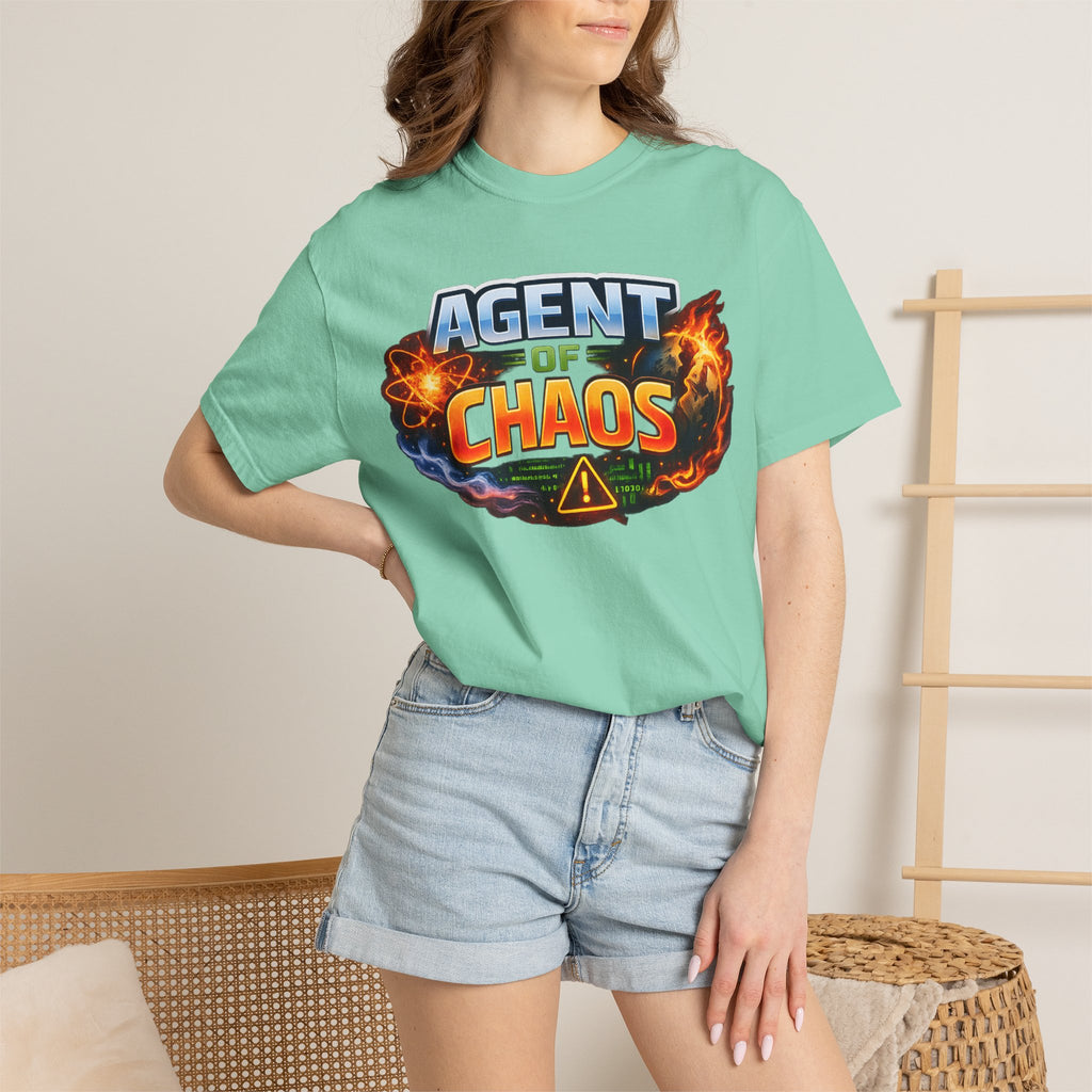 "Agent of Chaos" Unisex Garment-Dyed Tee