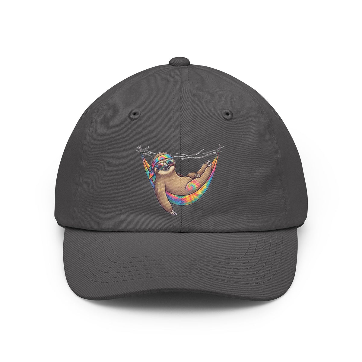 Color: Charcoal | Hippy Sloth Dad Hat