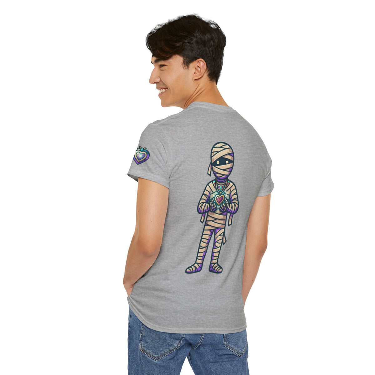 Color: Sport Grey | Mummy Premium Graphic Tee