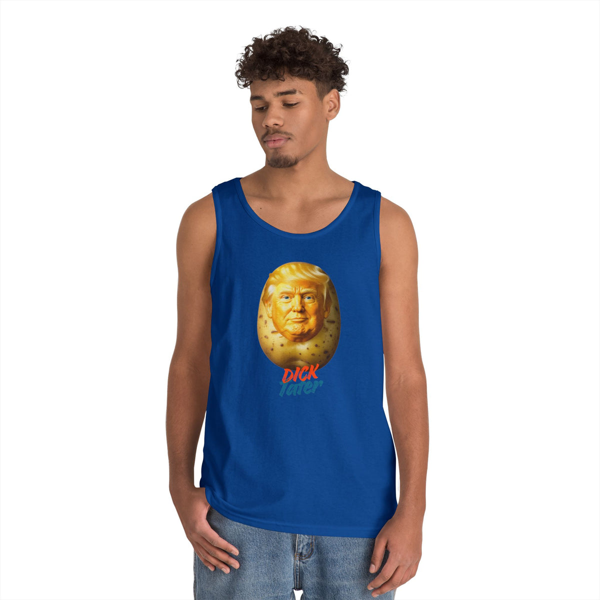 Color: Royal | Dick Tater Tank Top