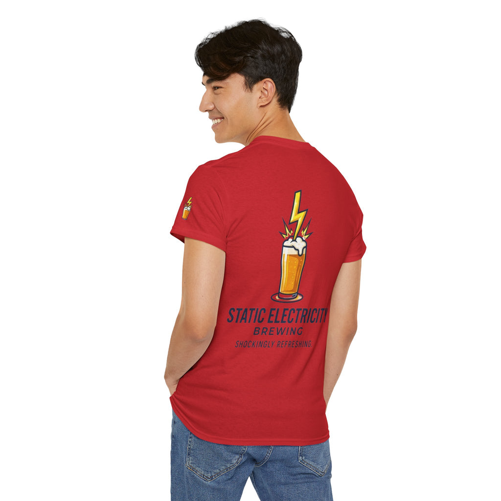 "Static Electricity Brewing" Premium Graphic Tee