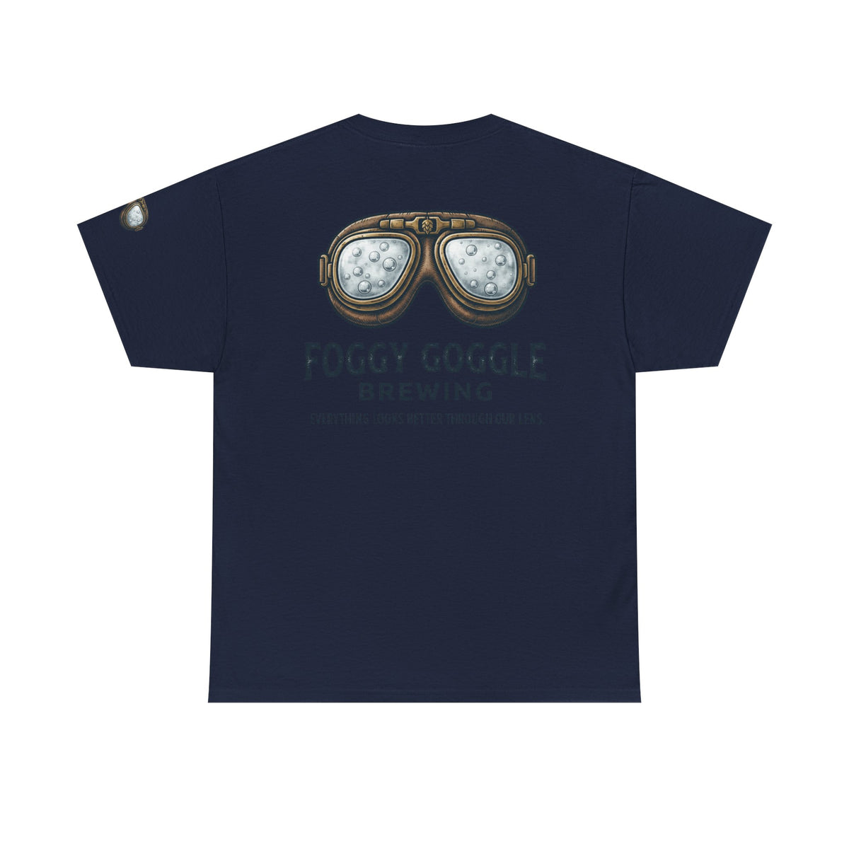Color: Navy | Foggy Goggle Brewing Premium Graphic Tee
