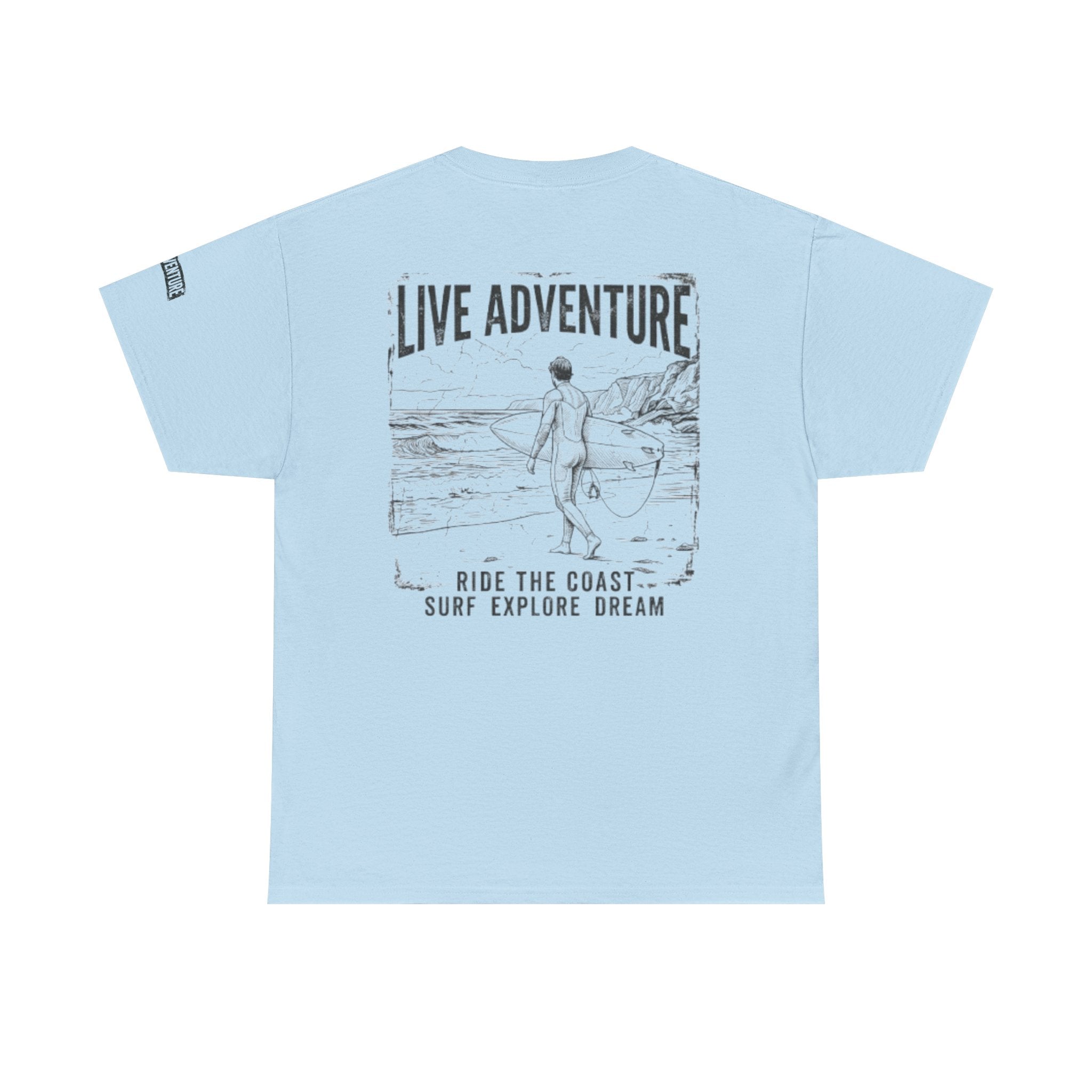 "Live Adventure - Surf" Premium Graphic Tee