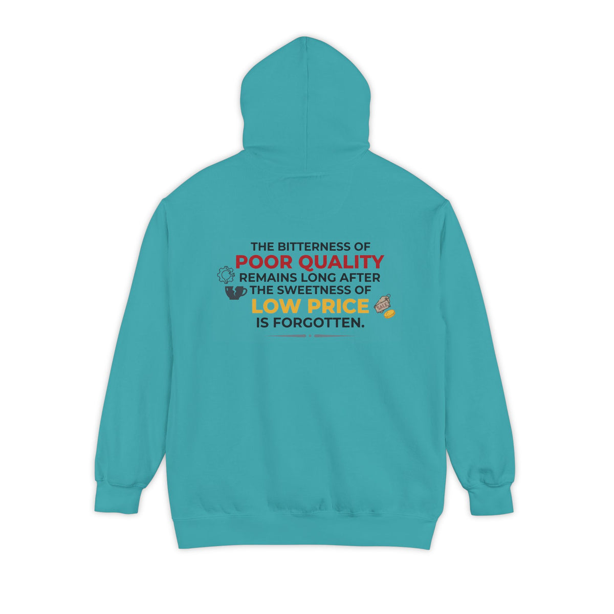 Color: Seafoam | Bitterness of Poor Quality Garment-Dyed Hoodie