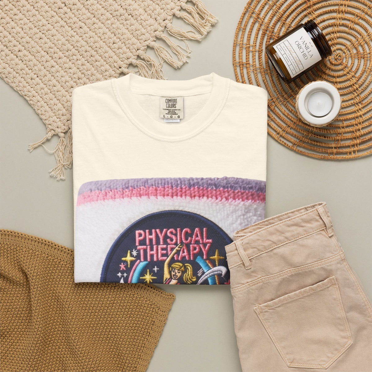 "Let's Get Physical" Unisex Garment-Dyed Tee