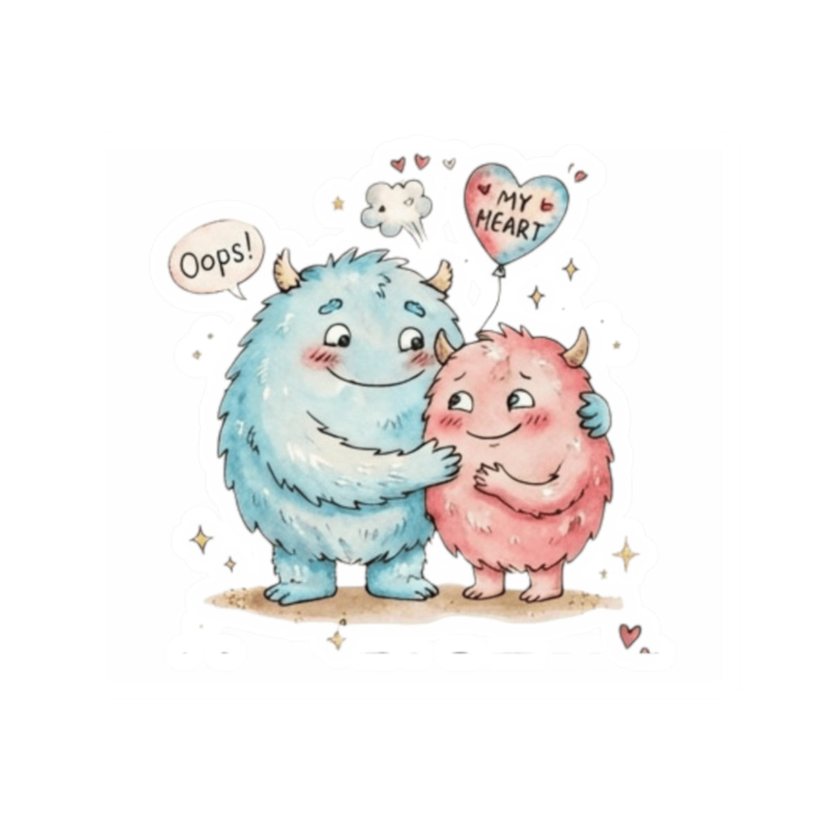 "You Farted All Rights To My Heart" Sticker