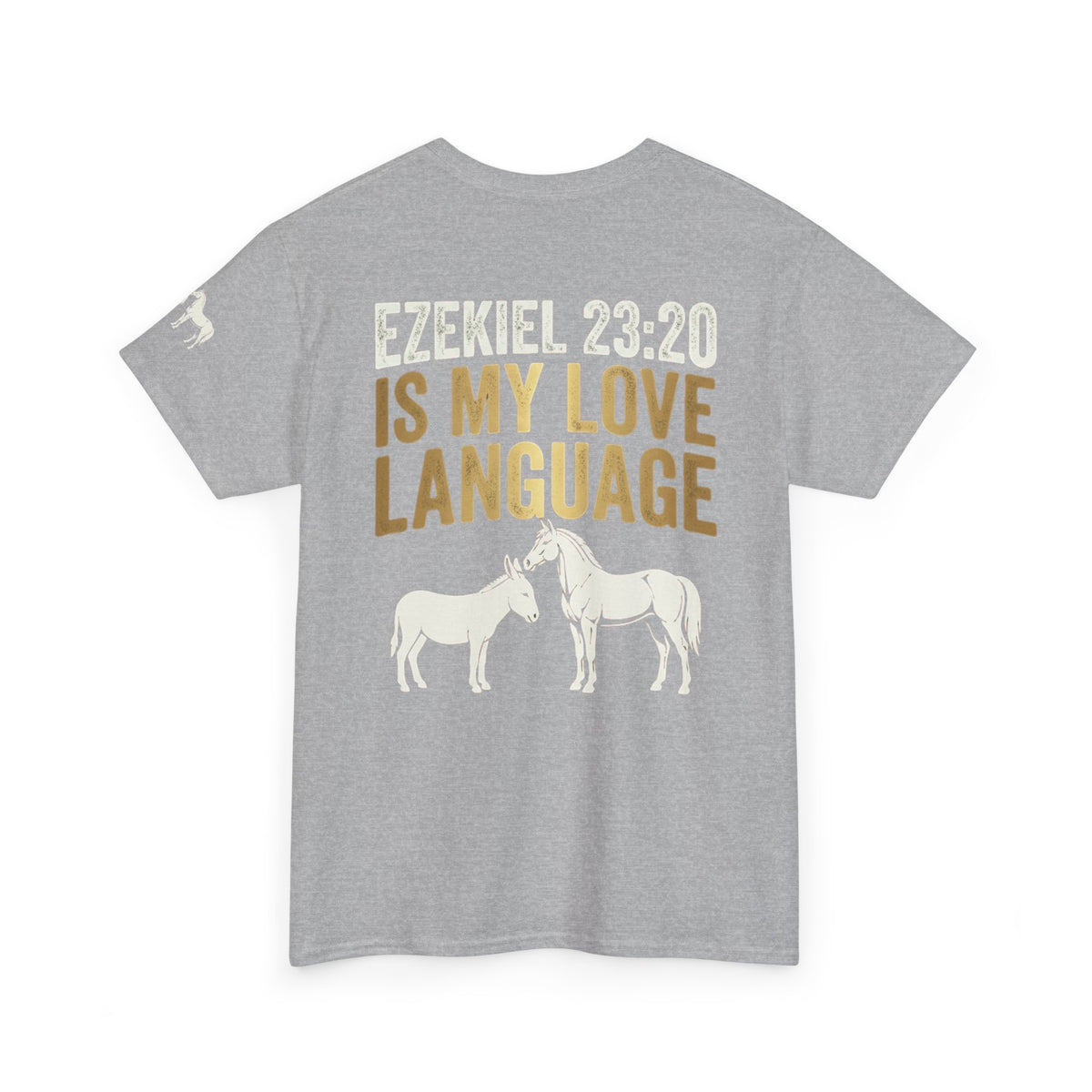 Good Book Series Ezekiel 23 20 Love Language Premium Graphic Tee