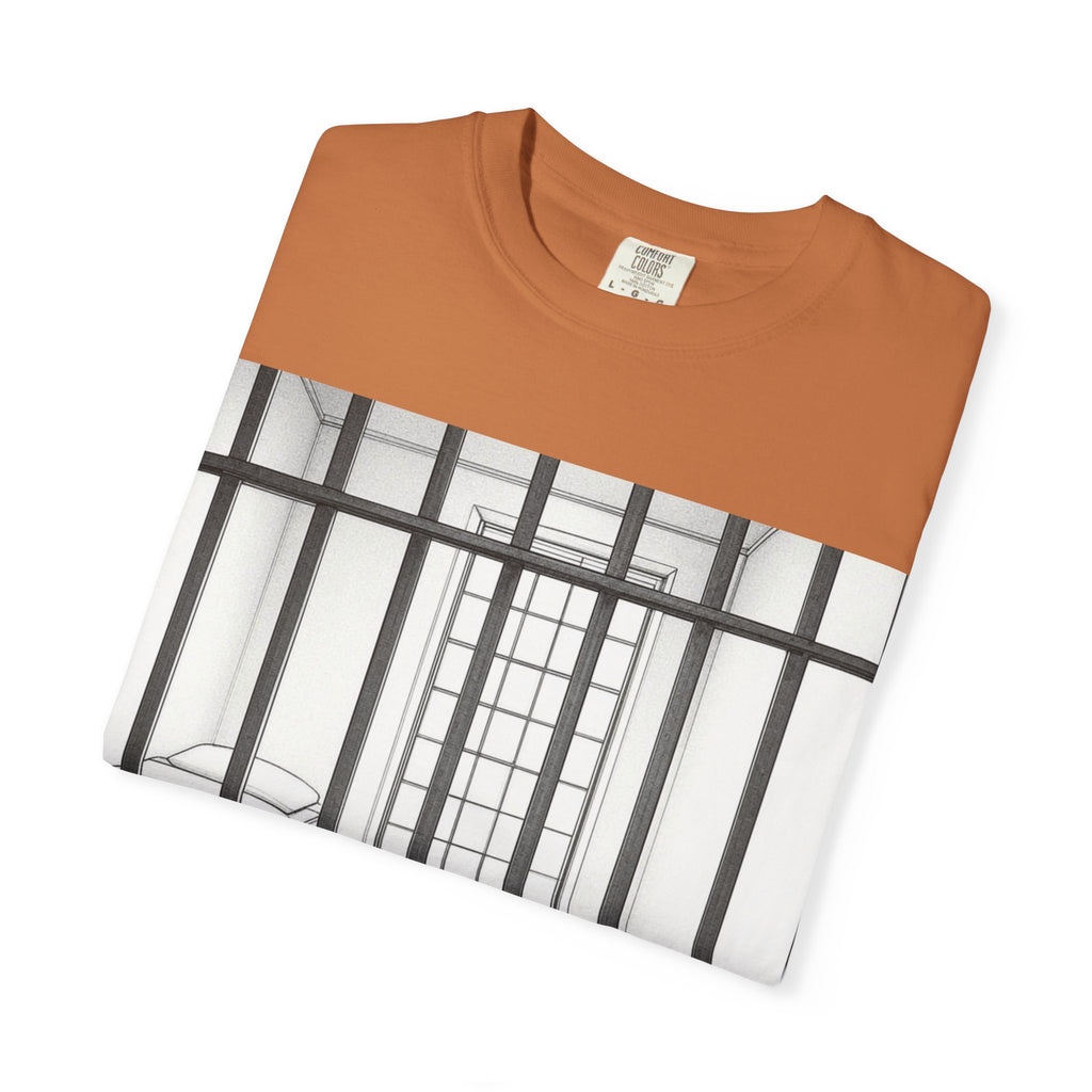 "86-47 Jail Cell" Unisex Garment-Dyed T-shirt