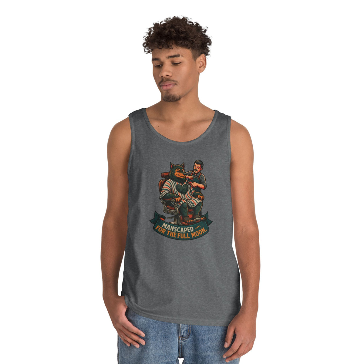 "Manscaped for the Full Moon" Tank Top