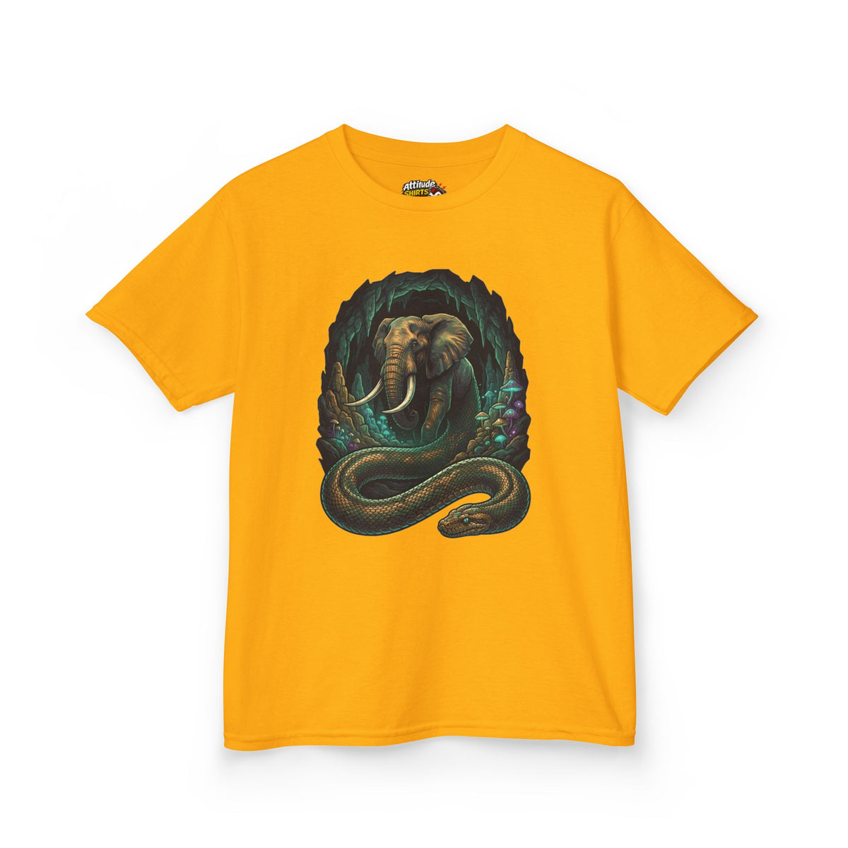 Color: Gold | Grootslang (South African Mythology) Kids Tee
