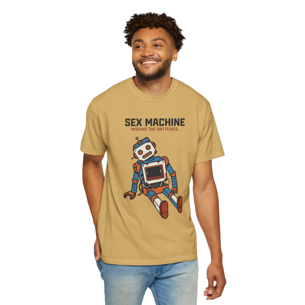 "Sex Machine" Unisex Garment-Dyed Tee