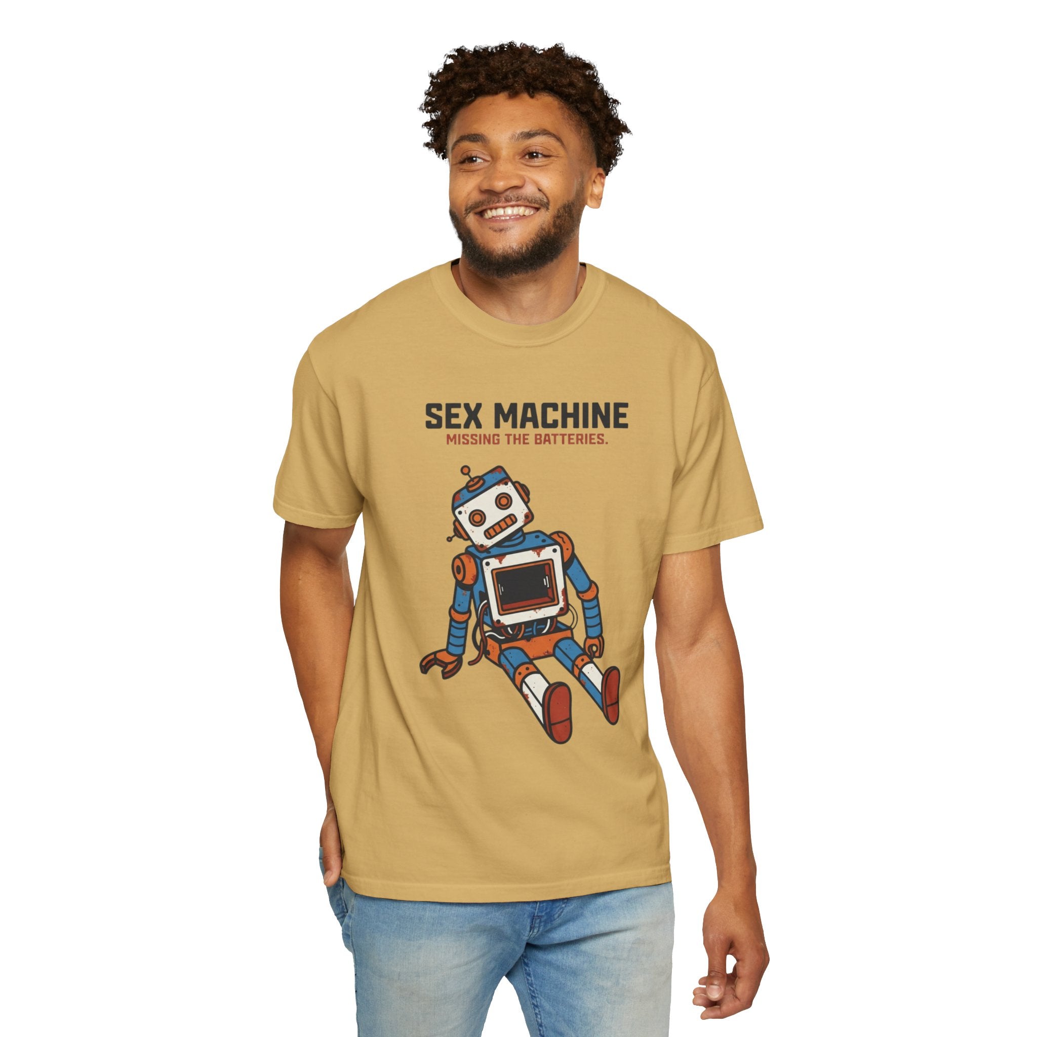 "Sex Machine" Unisex Garment-Dyed Tee