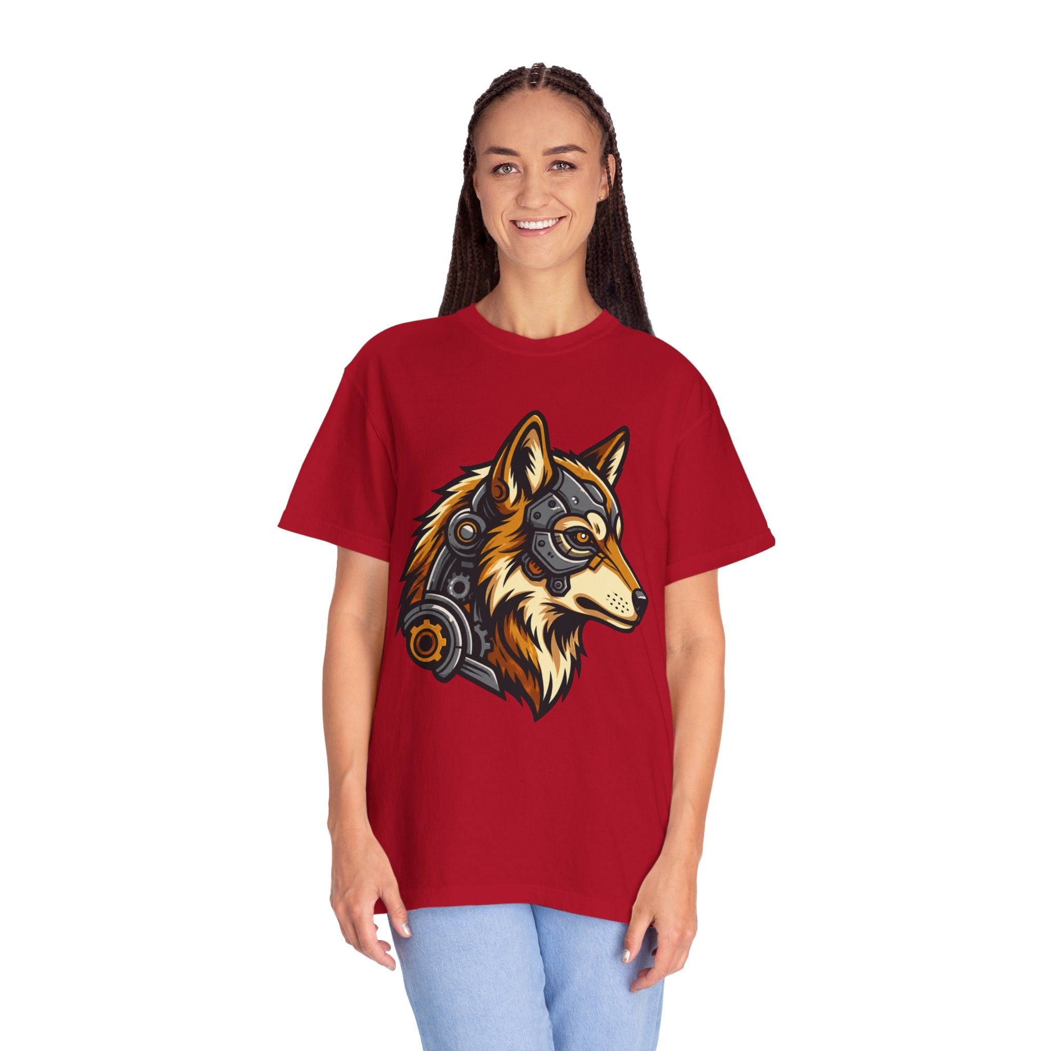 "Cyber Dog" Unisex Garment-Dyed Tee