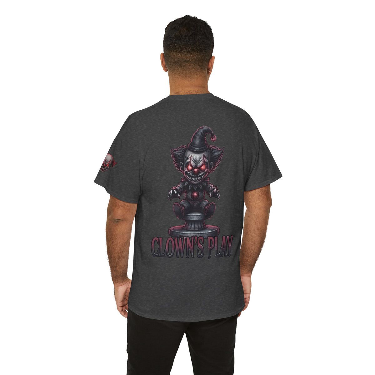 Color: Dark Heather | Clown Play Premium Graphic Tee