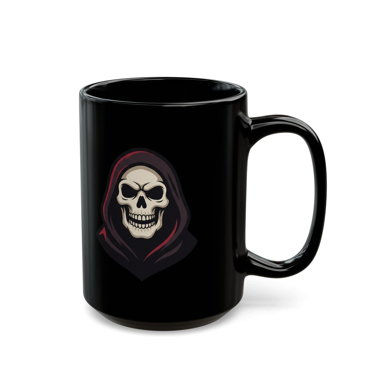 "Autumn Death" Black Ceramic Mug — Graphic