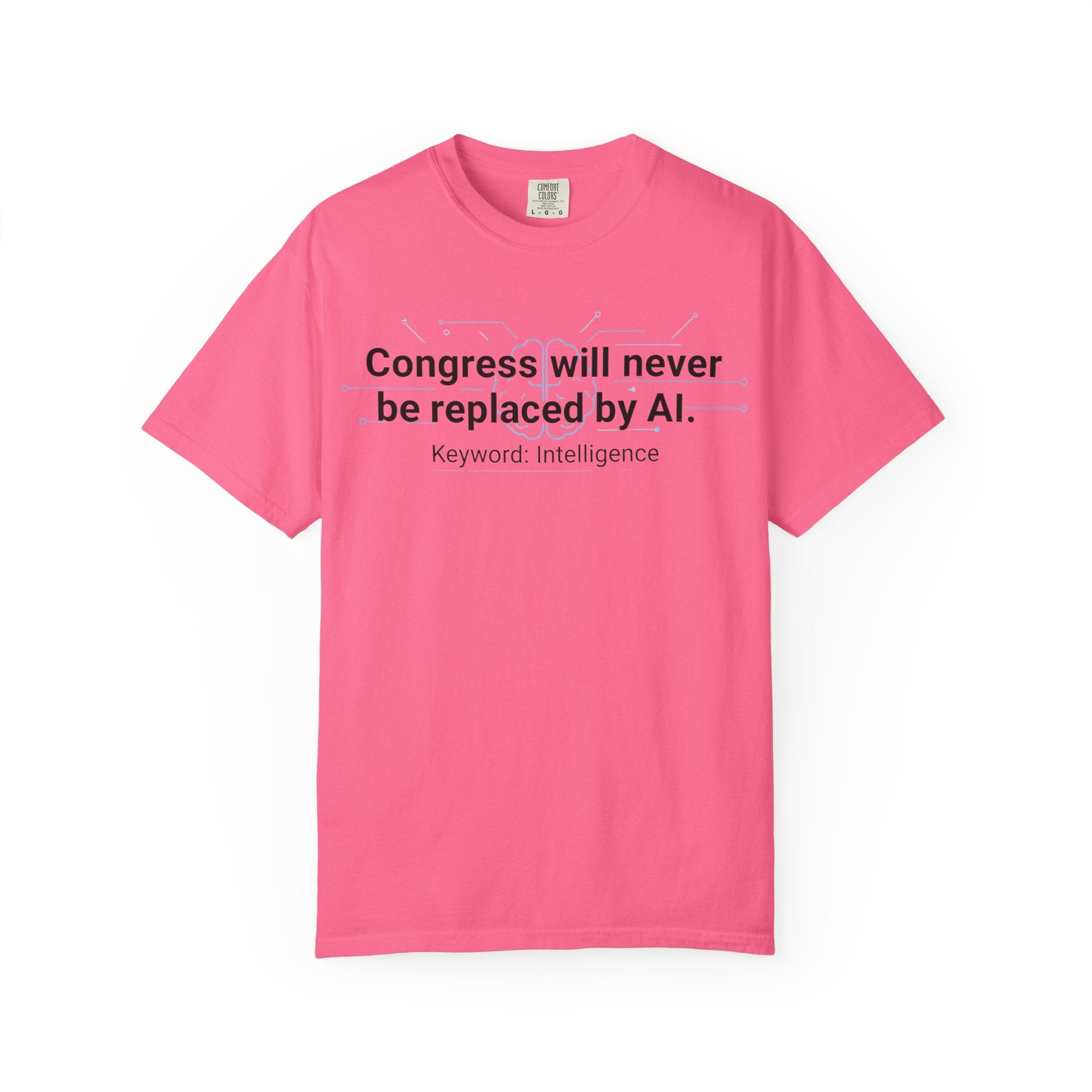 "Congress vs. AI T-Shirt" Unisex Garment-Dyed T-shirt