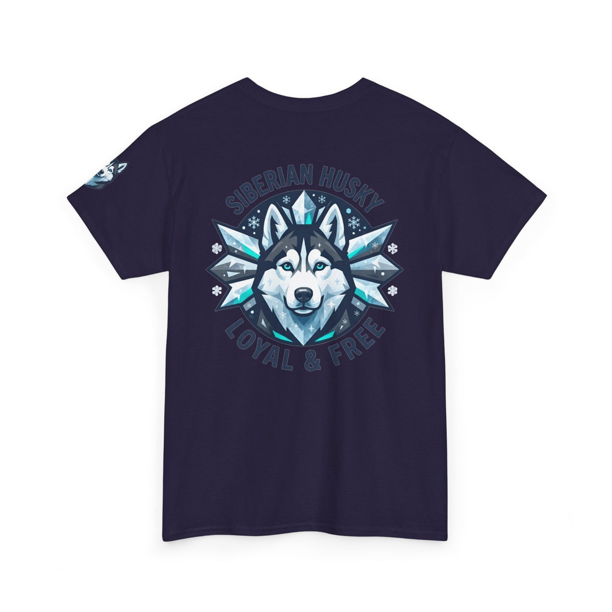 "Siberian Husky Loyal & Free" Premium Graphic Tee