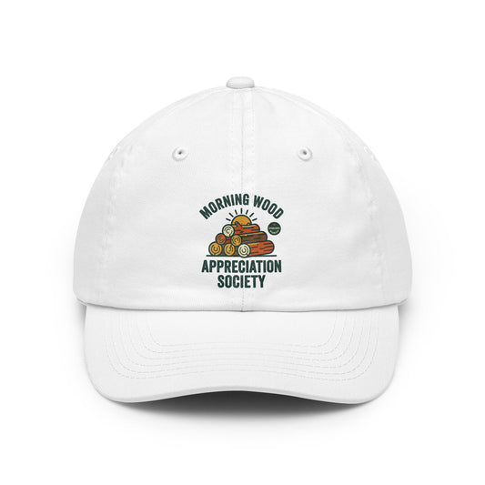 Color: White | Morning Wood Appreciation Society Dad Hat