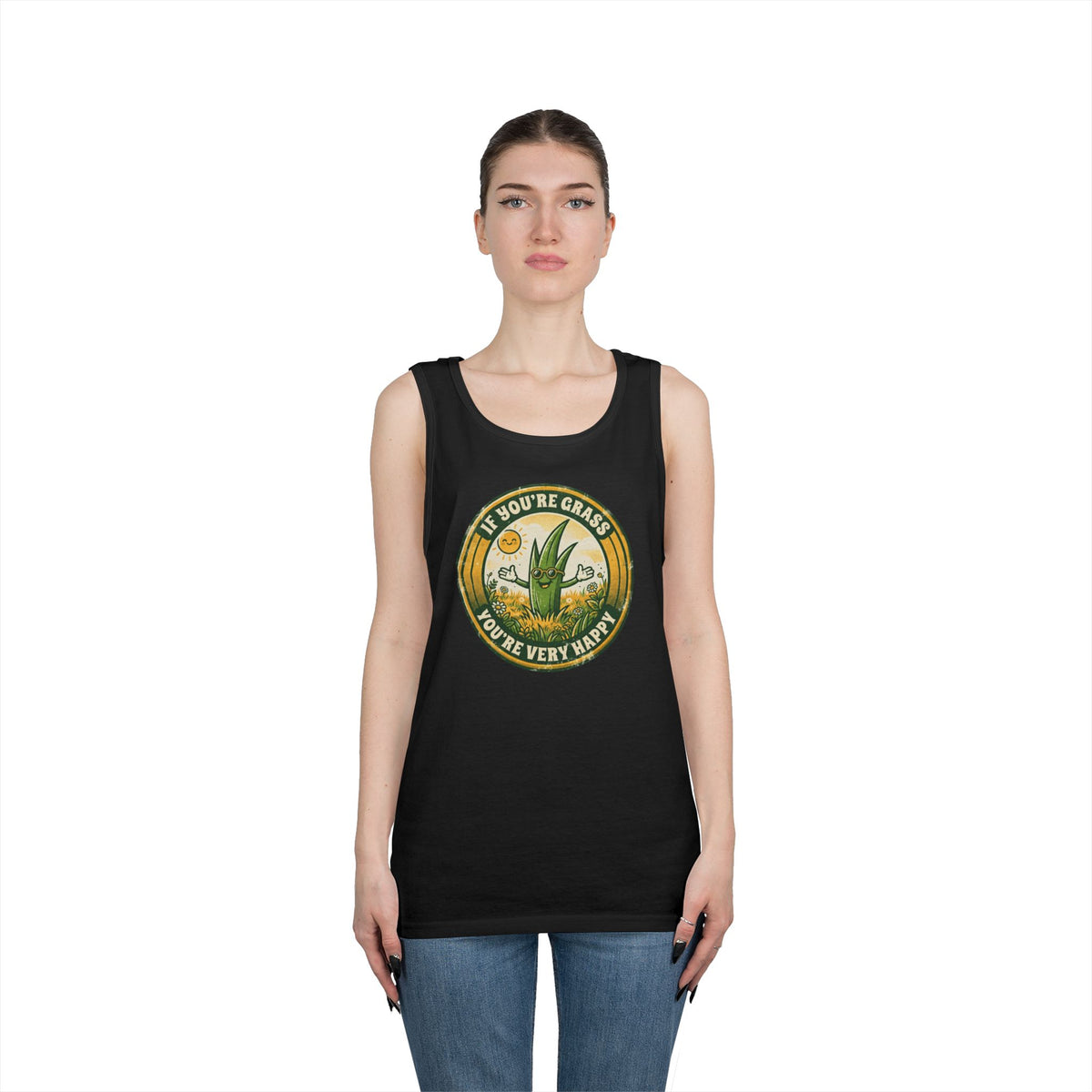 "If You're Grass You're Very Happy" Tank Top