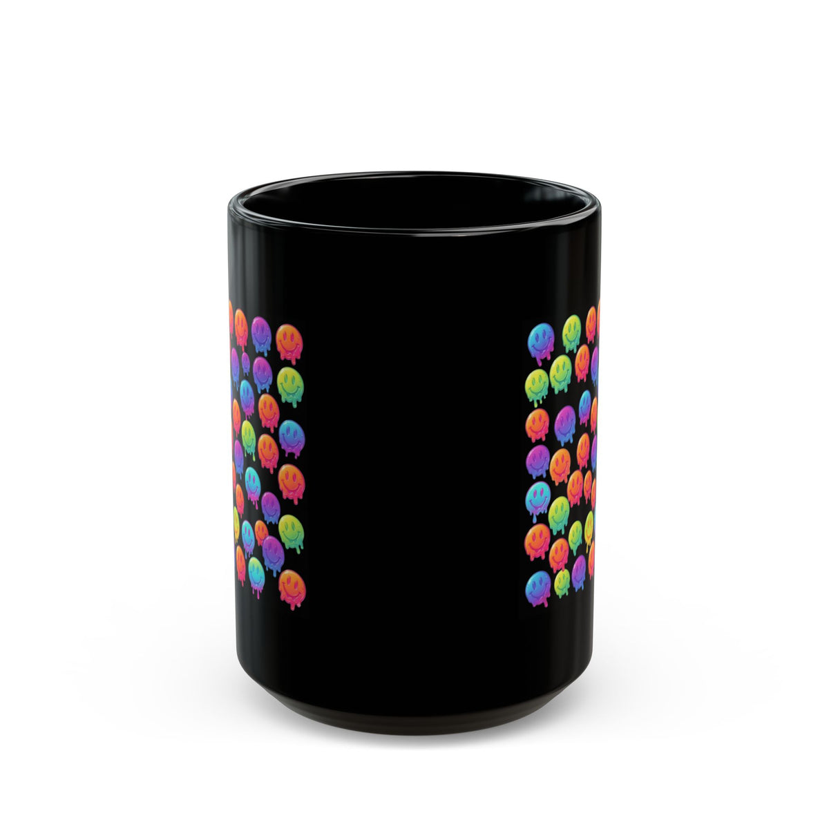 "Melting Hot" Black Ceramic Mug