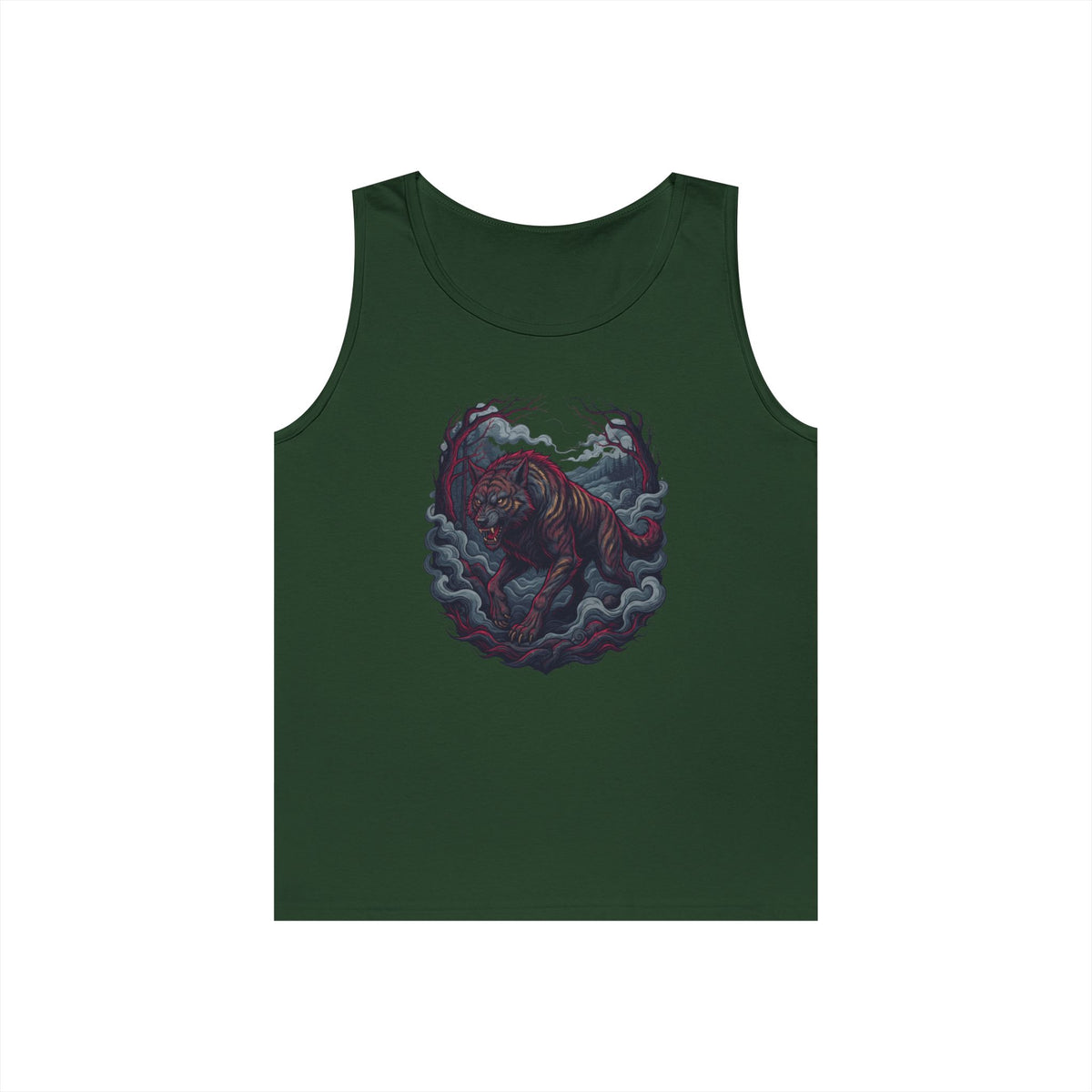 Color: Forest Green | The Beast of Gévaudan (France) Tank Top