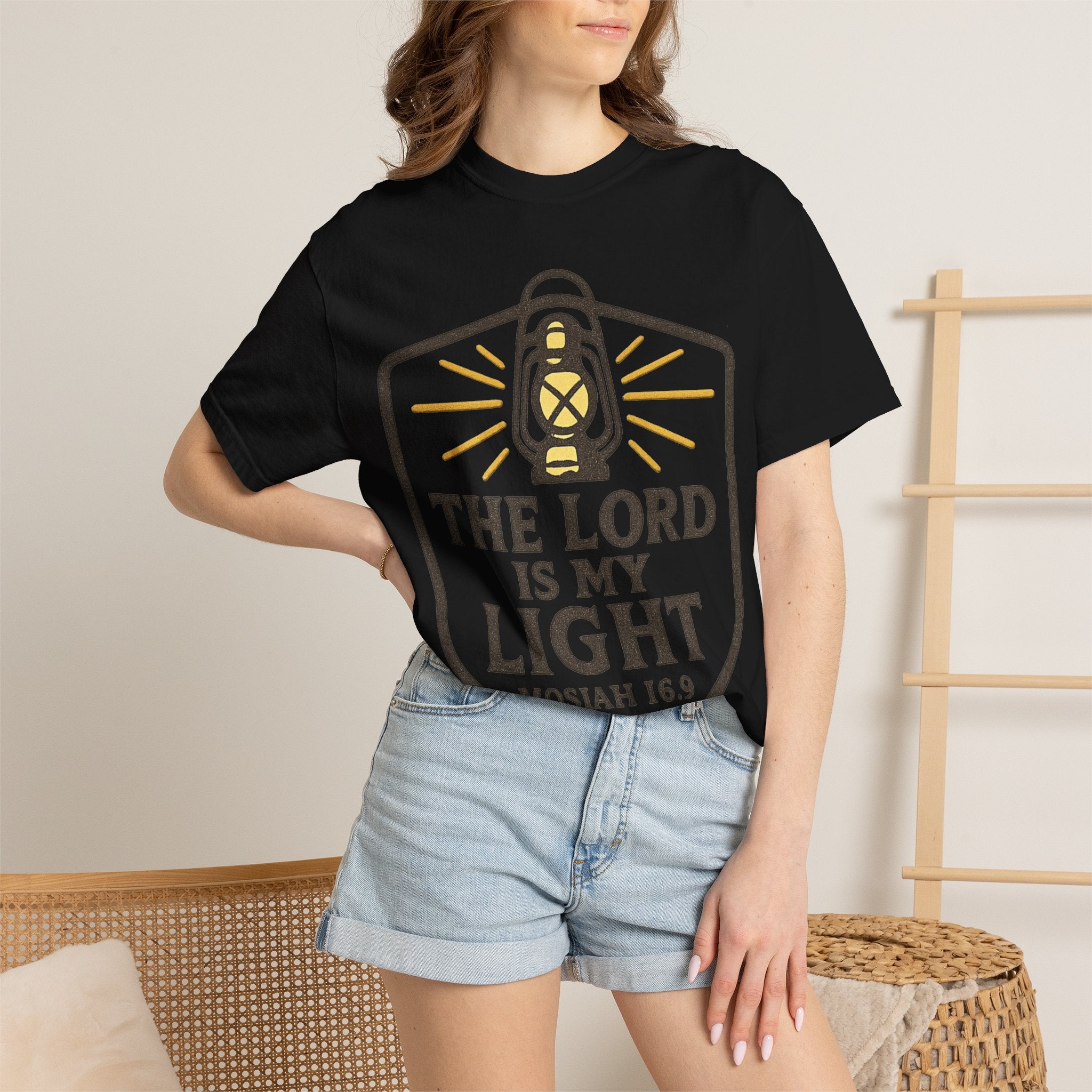 "The Lord is My Light" Unisex Garment-Dyed T-shirt