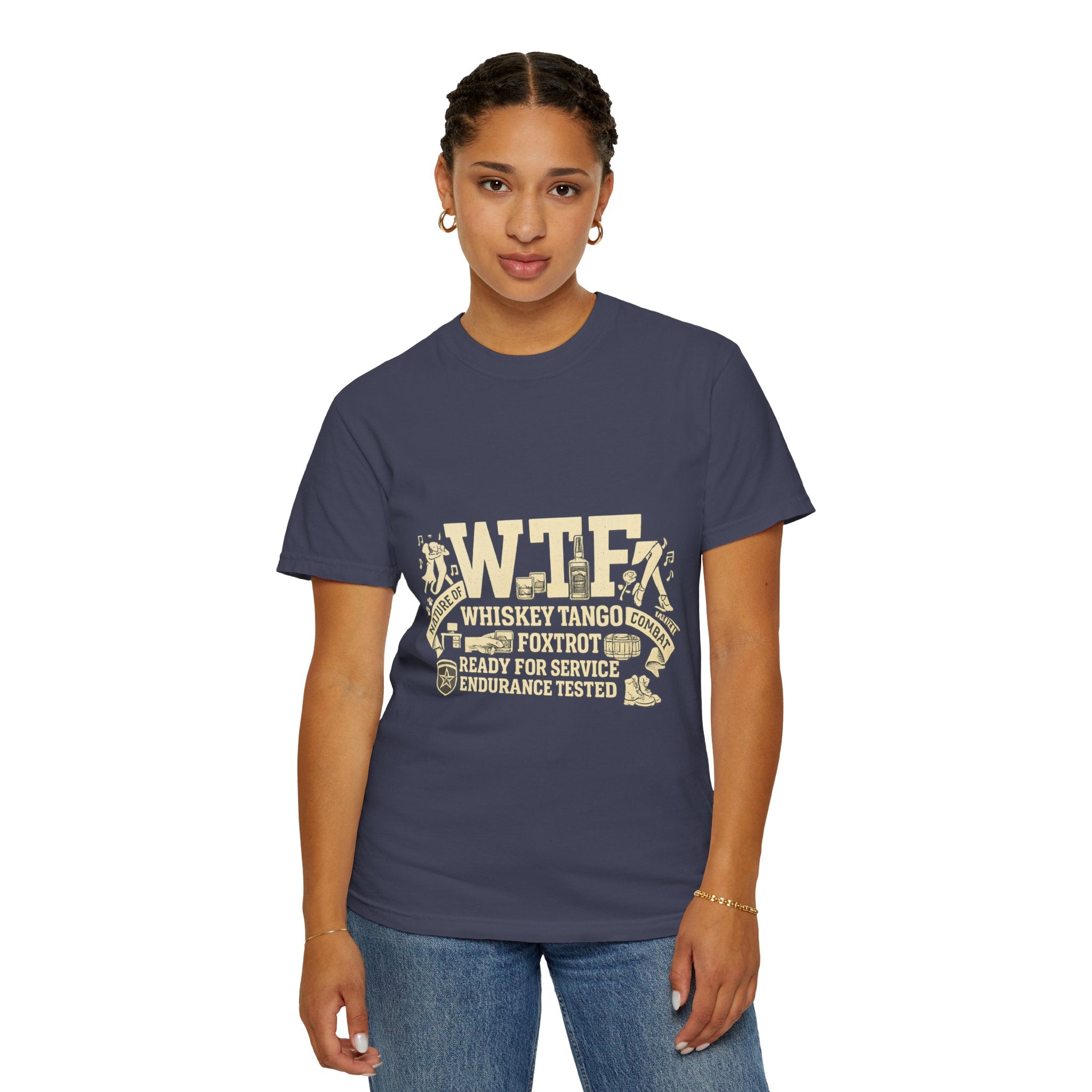 WTF Nature of Combat | Garment-Dyed Tee — AttitudeShirts