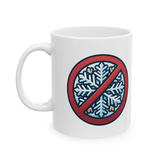 "Oh Come All Ye" White Ceramic Mug — Graphic