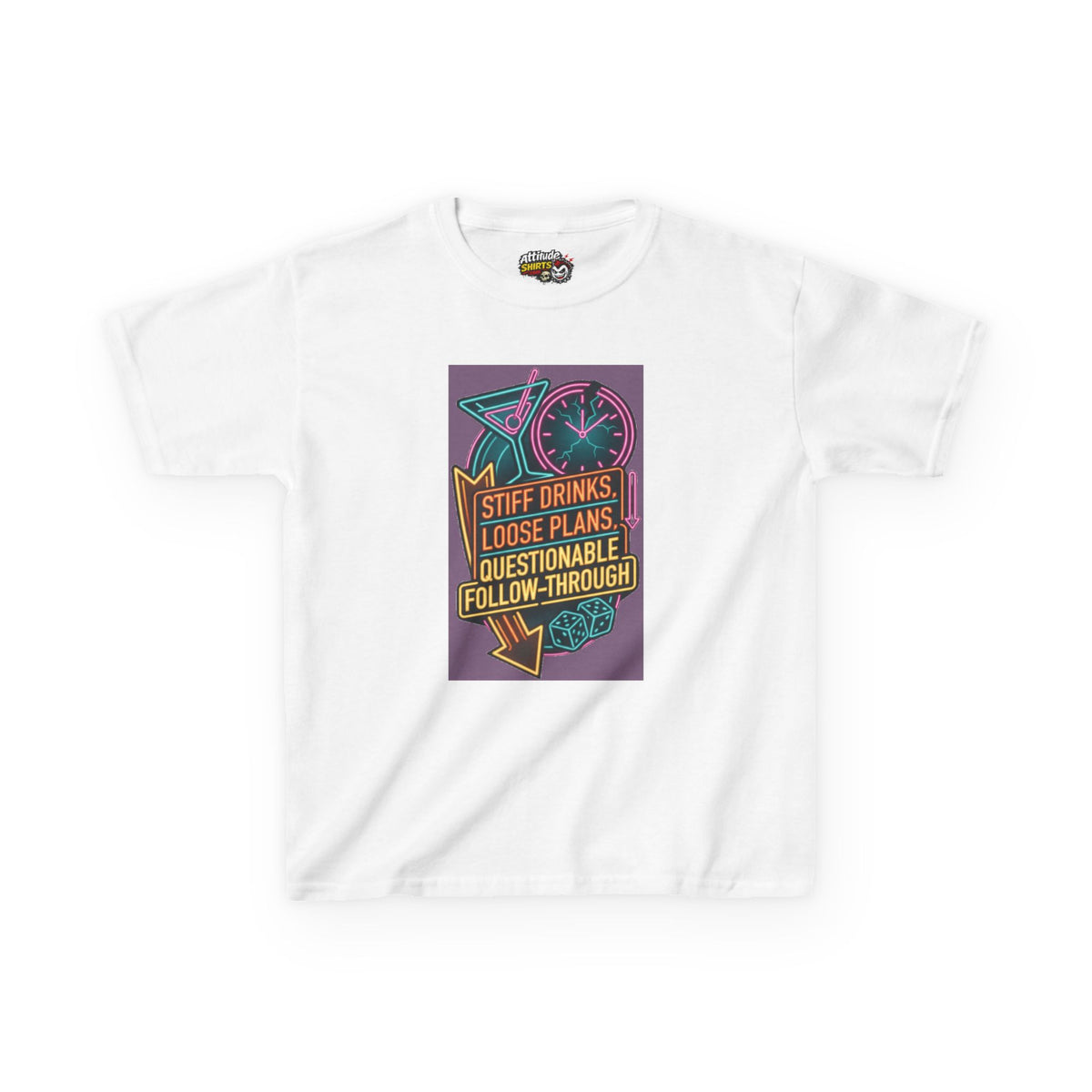 "Stiff Drinks Loose Plans" Kids Tee