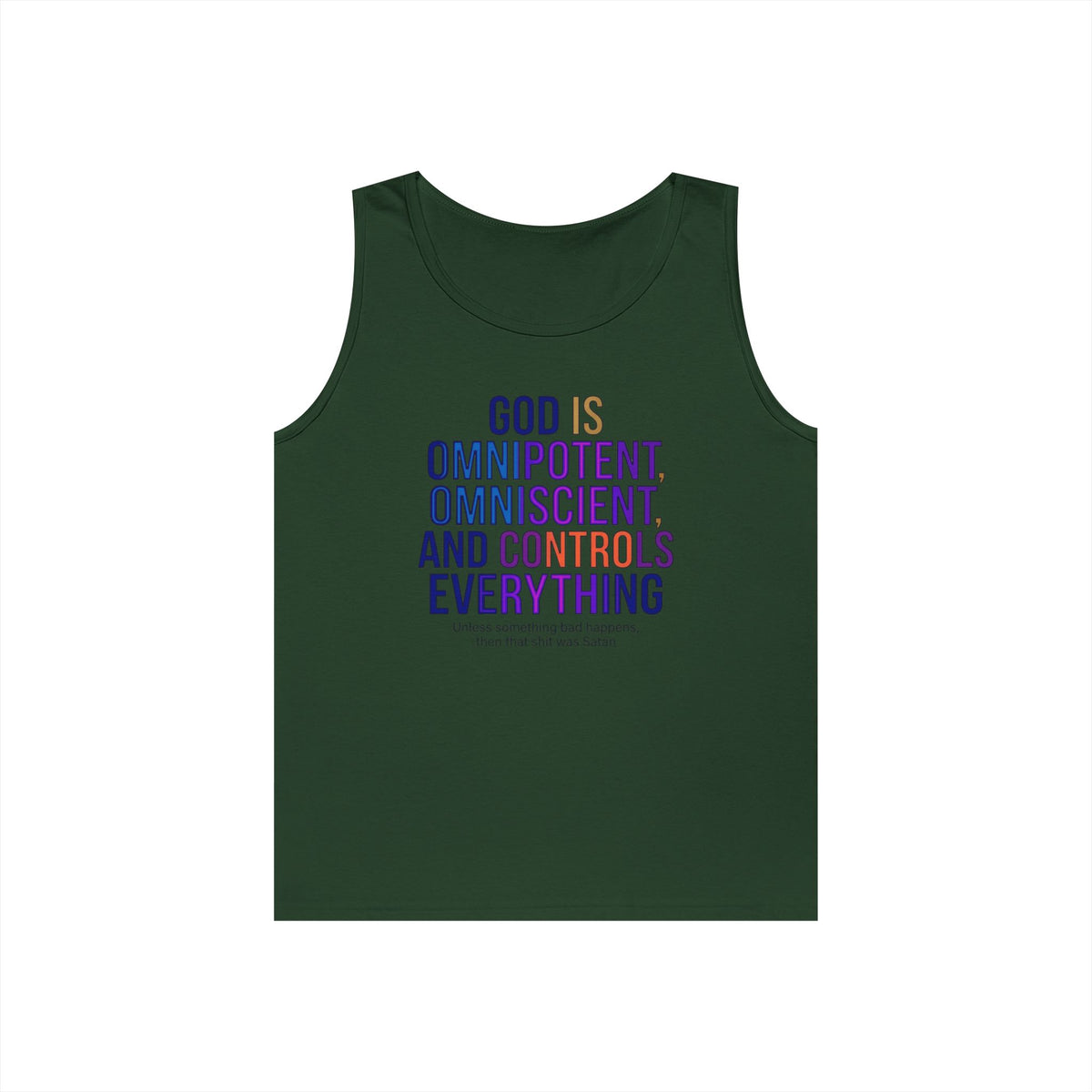 "God Controls Everything" Tank Top
