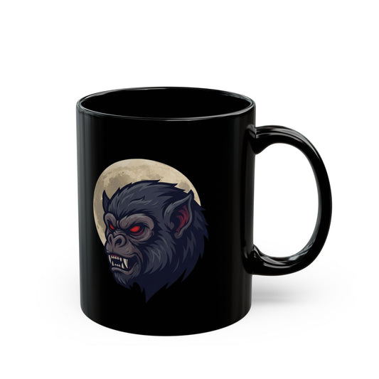 "Ahool (Javan Folklore)" Black Ceramic Mug — Graphic