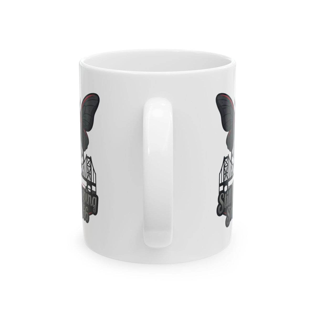 "Mothman (West Virginia, USA)" White Ceramic Mug