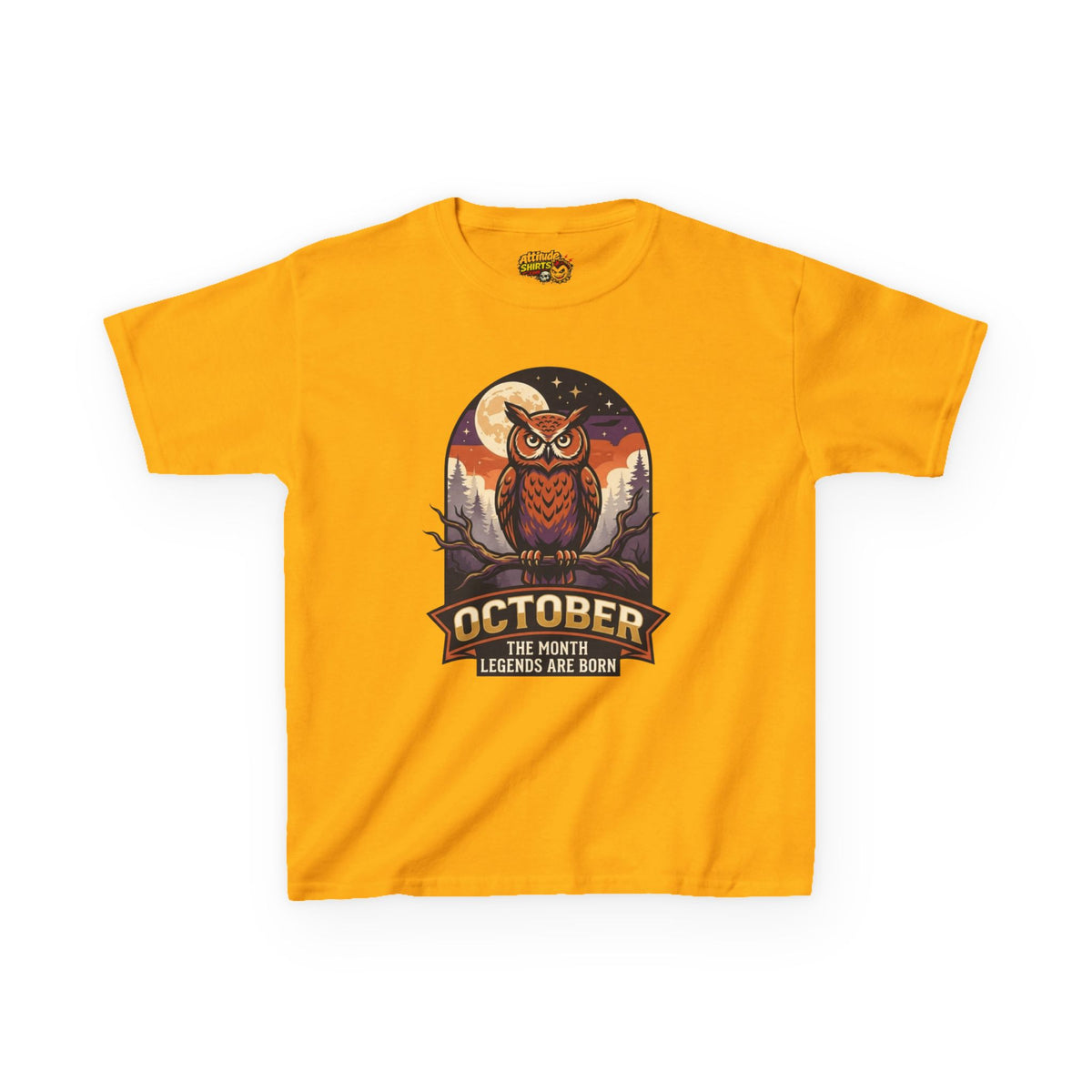 Color: Gold | October Legend Kids Tee