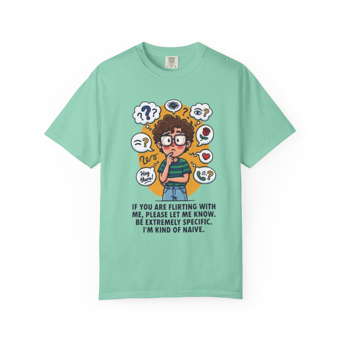 Color: Island Reef | Flirting Unisex Garment-Dyed Tee