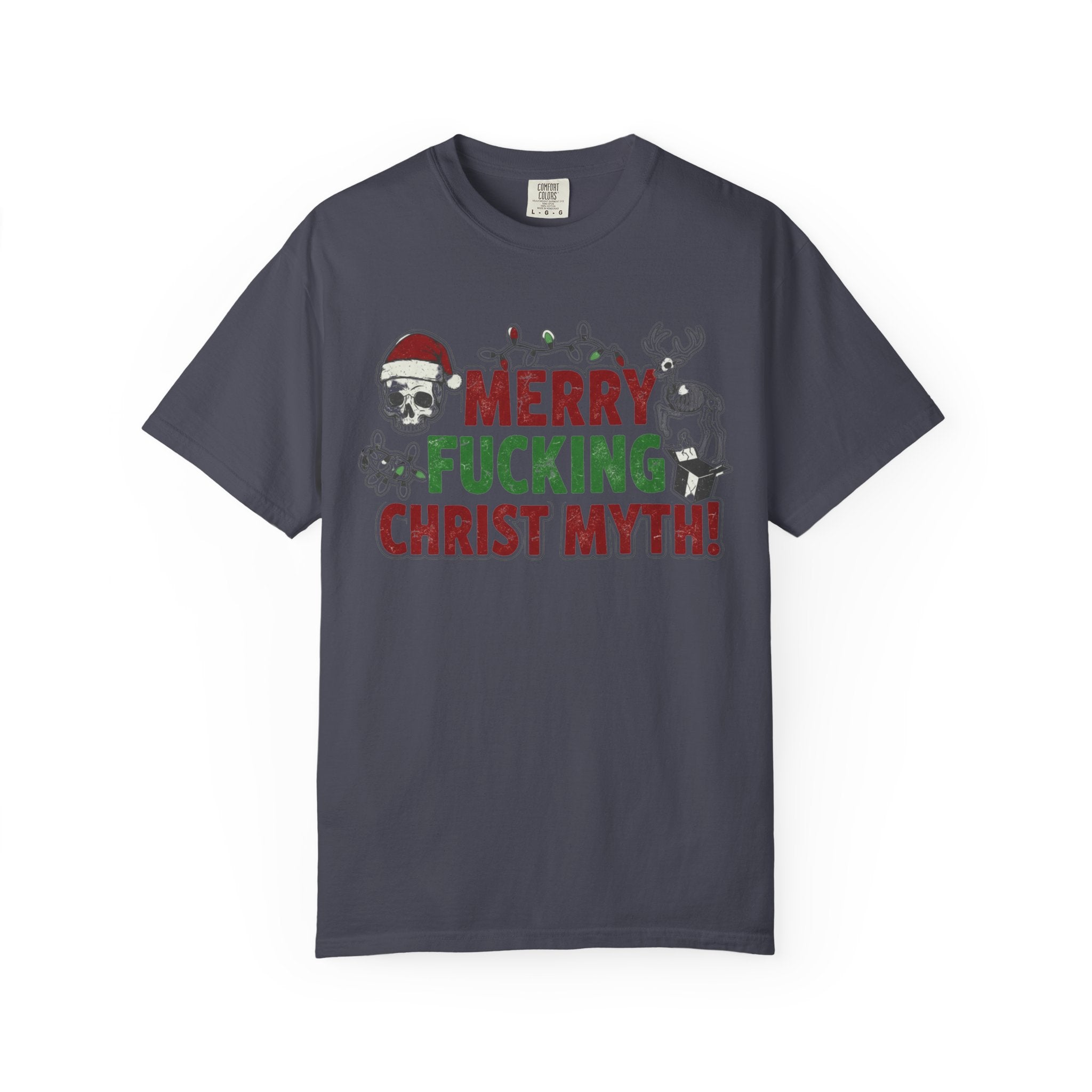 "MF Christ Myth" Unisex Garment-Dyed T-shirt