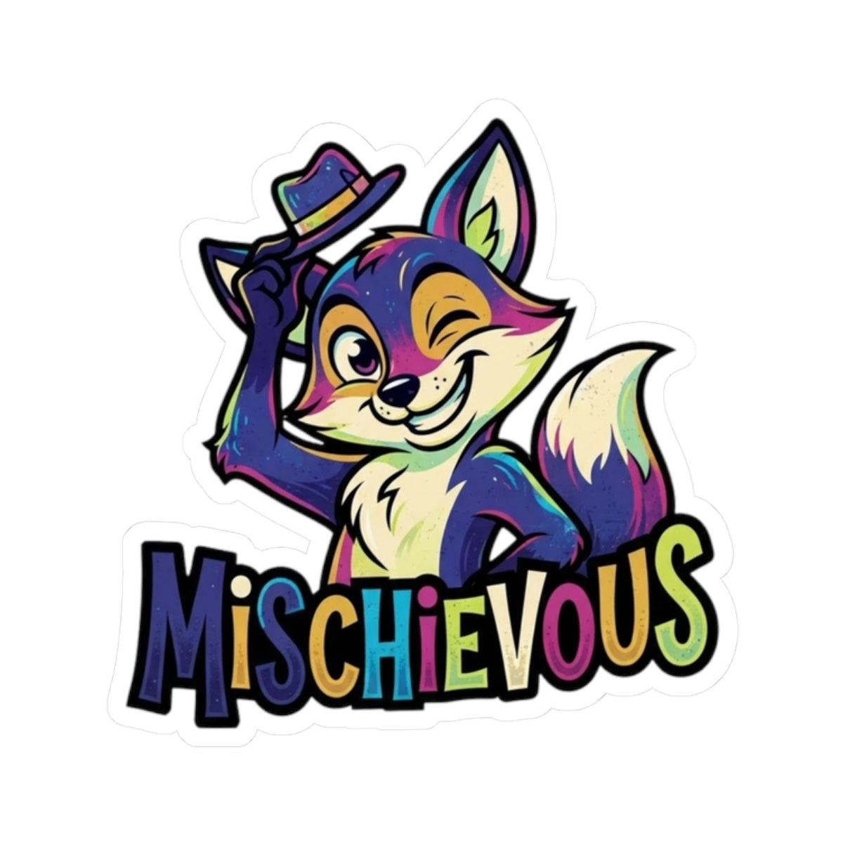 "Mischievous" Sticker — Main