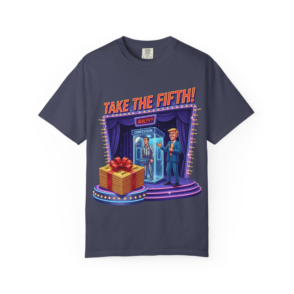 Take The Fifth T-Shirt — Game Show Parody Graphic Tee