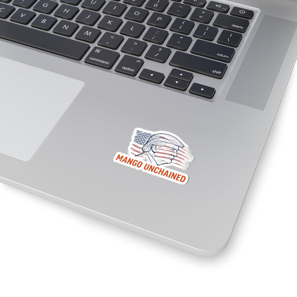 Mango Unchained | Kiss-Cut Sticker — AttitudeShirts