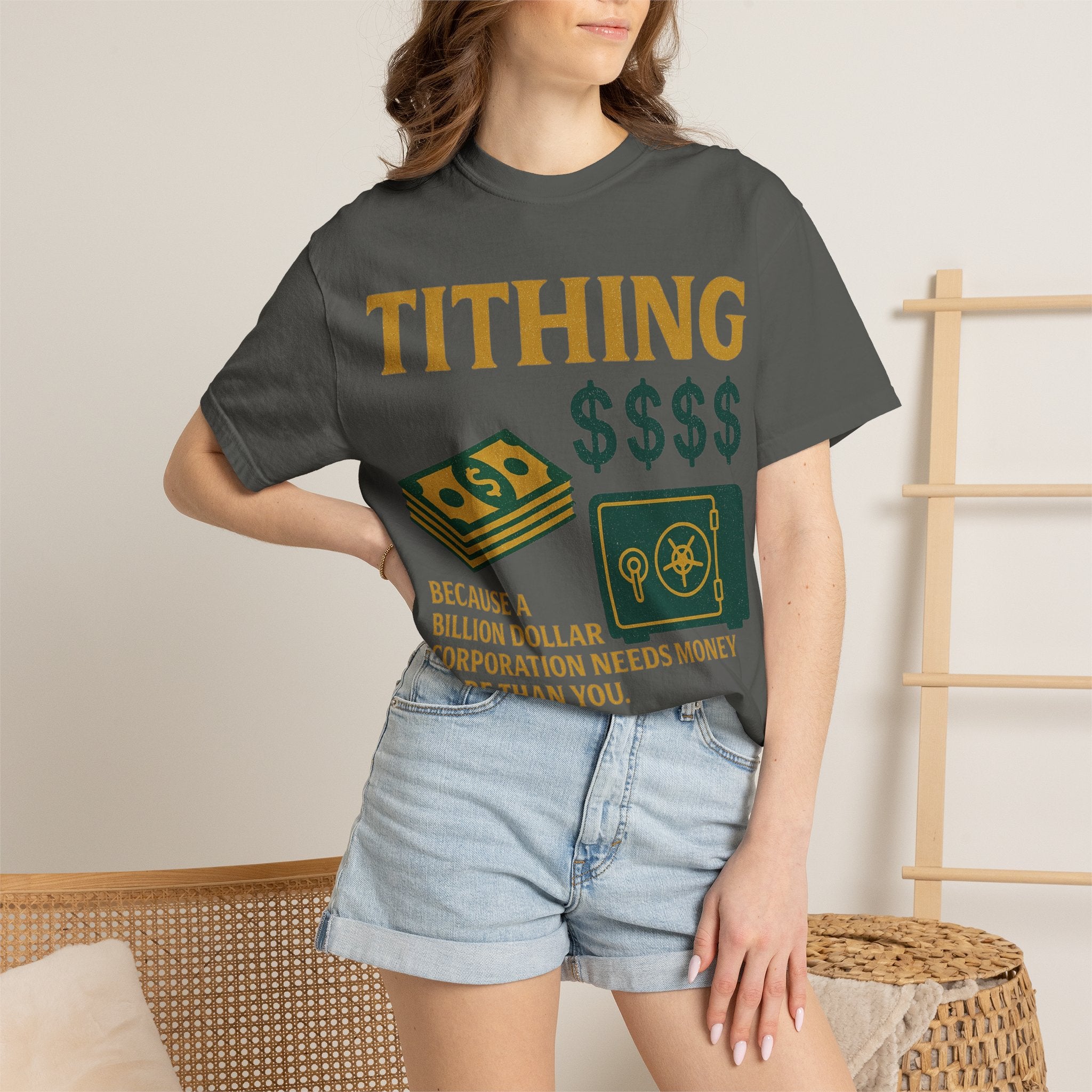 "Corporate Charity" Unisex Garment-Dyed T-shirt