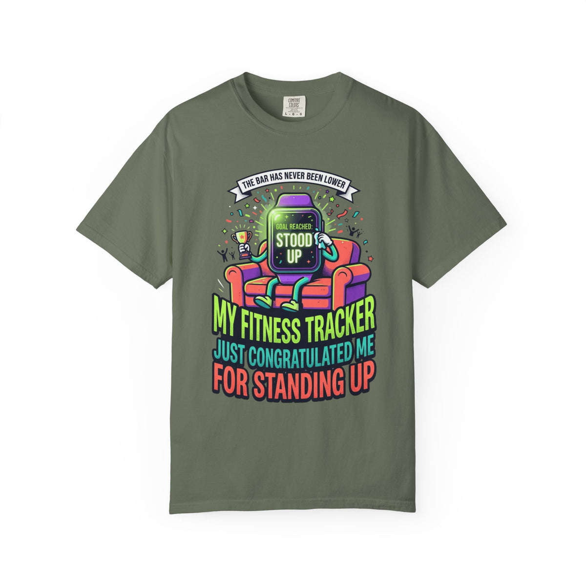 Color: Moss | The Bar Has Never Been Lower Unisex Garment-Dyed Tee