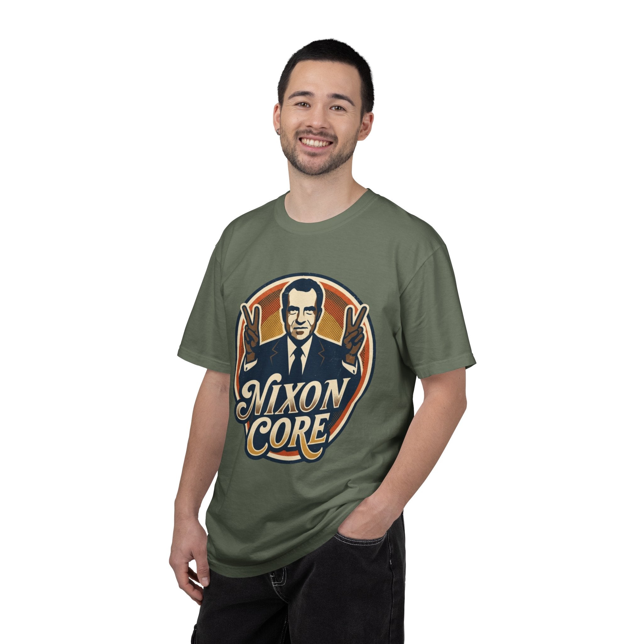 "Nixon Core" Unisex Garment-Dyed Tee