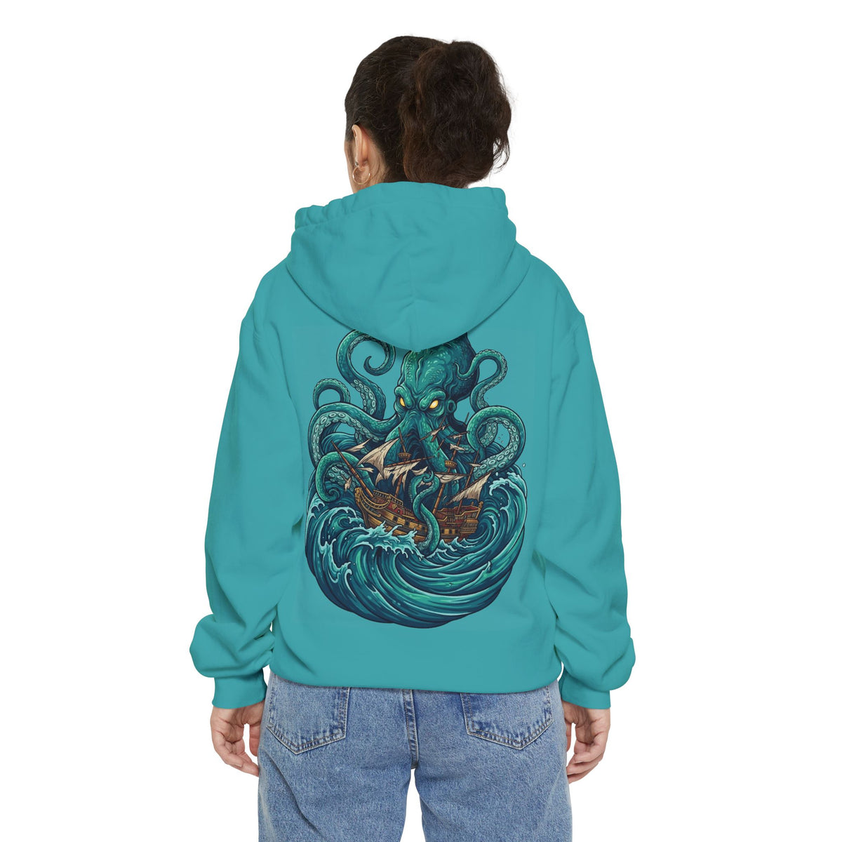Color: Seafoam | The Kraken (Norse-Global Maritime) Garment-Dyed Hoodie