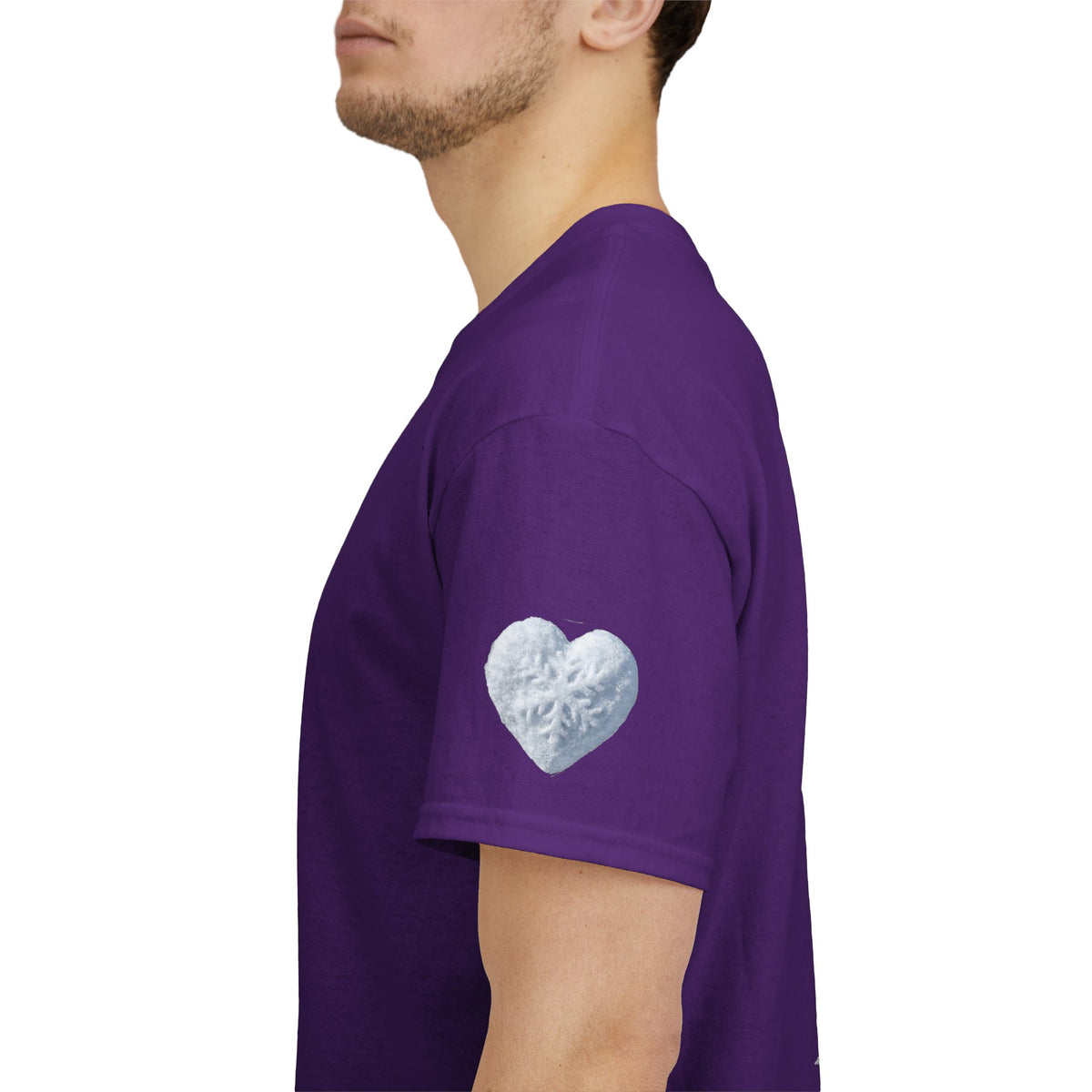 Color: Purple | I Love Snow Premium Graphic Tee