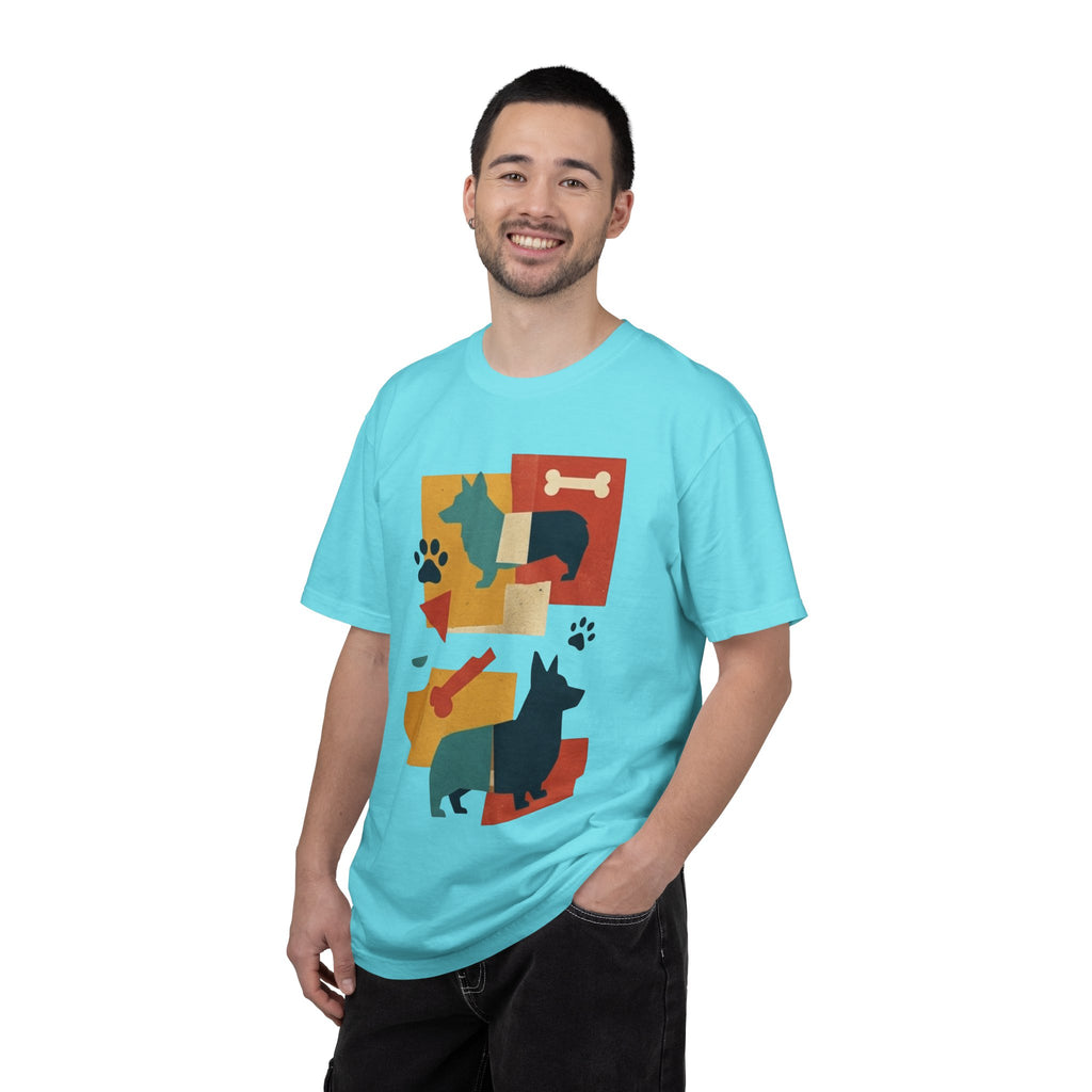 "Dogs and Bones" Unisex Garment-Dyed Tee